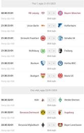 ảnh chụp màn hình kèo bóng đá bundesliga