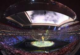 ảnh chụp màn hình khai mạc bóng đá world cup