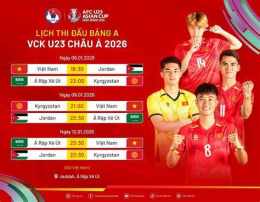 ảnh chụp màn hình lịch thi đấu bóng đá asiad 2026