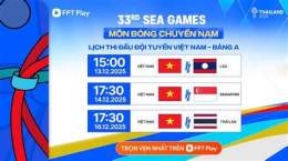 ảnh chụp màn hình lịch thi đấu sea games 33 bóng đá nam