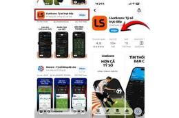ảnh chụp màn hình livescore tỷ số bóng đá trực tuyến