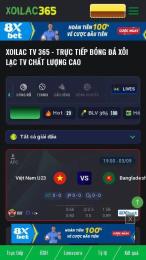 ảnh chụp màn hình xôi lạc bóng đá 365