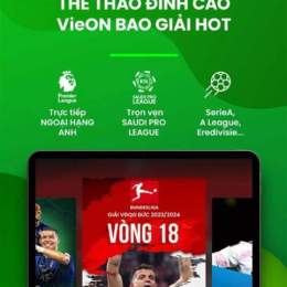 app xem bóng đá trên android tv