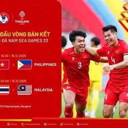 bán kết sea games 33 bóng đá nam