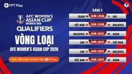 giao diện app asian cup bóng đá nữ
