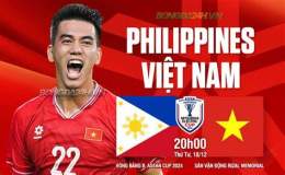 giao diện app bóng đá việt nam với philippines