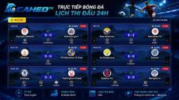 giao diện app caheotv bóng đá