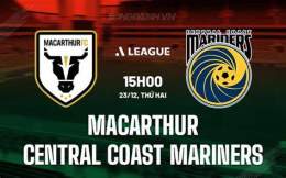 giao diện app câu lạc bộ bóng đá macarthur – central coast