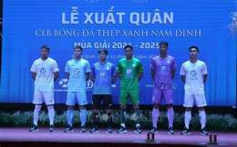 giao diện app cầu lạc bộ bóng đá thép xanh nam định
