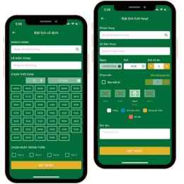 giao diện app đá bóng ngày mai
