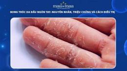 giao diện app da tay bong tróc