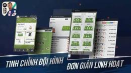 giao diện app game bóng đá 11 người fifa miễn phí