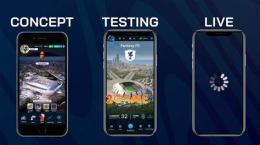 giao diện app game bóng đá free