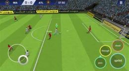 giao diện app game đá bóng hay