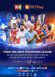 giao diện app k+ sport trực tiếp bóng đá