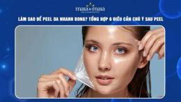 giao diện app làm sao để peel da nhanh bong