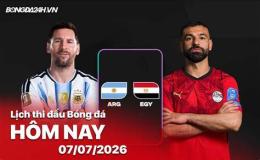 giao diện app lịch argentina bóng đá