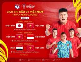 giao diện app lịch bóng đá việt nam asian cup