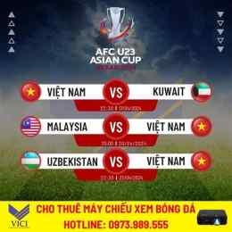 giao diện app lịch thi đấu bóng đá afc u23 asian cup