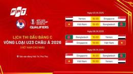 giao diện app lịch thi đấu của vòng loại giải vô địch bóng đá thế giới 2026 – khu vực châu á