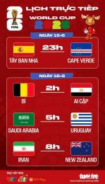 giao diện app lịch world cup bóng đá