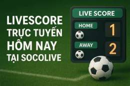 giao diện app livescore bóng đá truc score live
