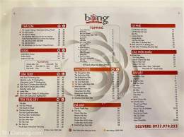 giao diện app menu bông đà nẵng