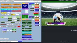 giao diện app scoreboard bóng đá