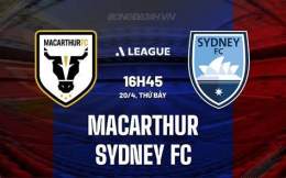 giao diện app sydney – câu lạc bộ bóng đá macarthur