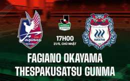 giao diện app thứ hạng của câu lạc bộ bóng đá fagiano okayama