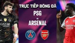 giao diện app trực tiếp bóng đá psg vs arsenal