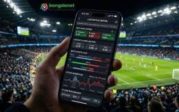 giao diện app tỷ lệ bóng đá nét mới nhất