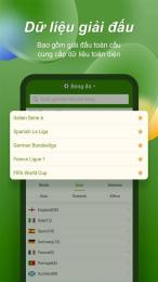 giao diện app tỷ số bóng đá mexico nam phi