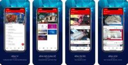 giao diện app xem bong da vtv
