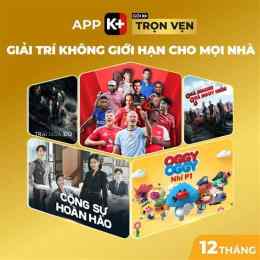 giao diện app xem k+ bóng đá