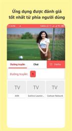 giao diện app xem truc tuyen bong da