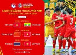 hướng dẫn sử dụng lịch thi đấu bóng đá futsal việt nam