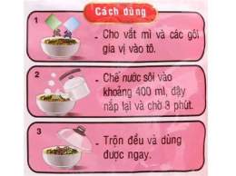 hướng dẫn sử dụng mì tôm bóng đá