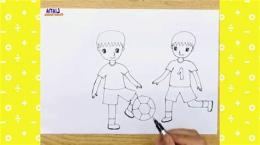 hướng dẫn sử dụng tranh vẽ đá bóng đơn giản