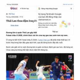 kết quả bóng đá futsal châu á 2026