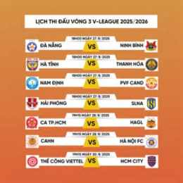 lịch bóng đá vleague 2026