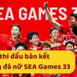 lịch đá bóng nữ sea games 33