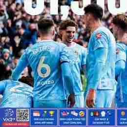 man city gặp câu lạc bộ bóng đá coventry city