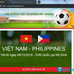 mua vé bóng đá online sân mỹ đình