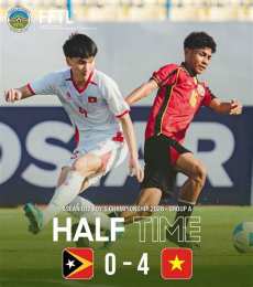 tính năng nổi bật bóng đá u17 việt nam timor leste