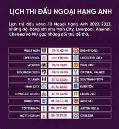 tính năng nổi bật lich bong da anh ngoai hang